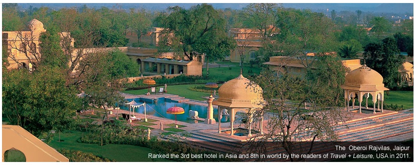 Oberoi Hotel  - Rajvilas in Jaipur