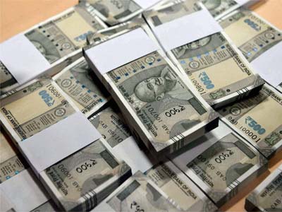 Rupee slips 36 paise against US dollar