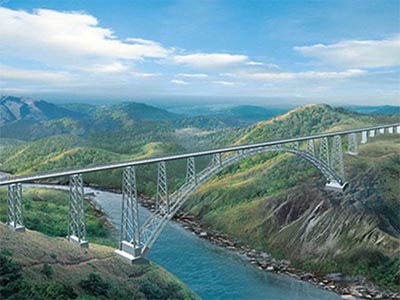 Indian Railways launch main arch on world's highest bridge on Chenab