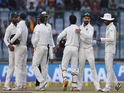 India win ninth consecutive test series as Sri Lanka force draw in Delhi