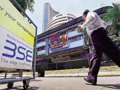 Sensex closes 330 points lower, Nifty below 7,400 ahead of GDP data