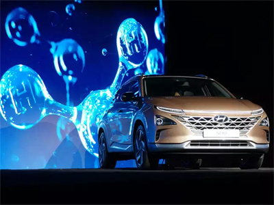 Move over electric vehicles! Hyundai unveils hydrogen fuel cell-powered SUV at CES 2018