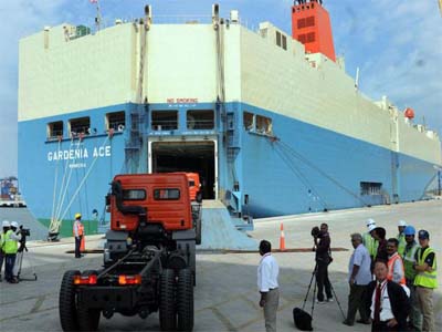L&T Kattupalli Port begins truck exports 