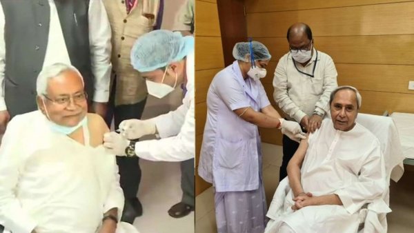 Bihar CM Nitish Kumar, Odisha CM Naveen Patnaik get first dose of COVID-19 vaccine