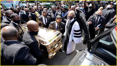 US: Amid anti-racism protests, hundreds pay respects to George Floyd at Houston funeral