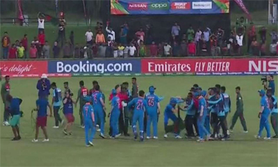 U19 World Cup final spat: 3 Bangladesh, 2 Indian players sanctioned by ICC for 'unedifying scenes'