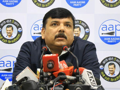 Delhi Polls: AAP going to register 'a massive win', says Sanjay Singh