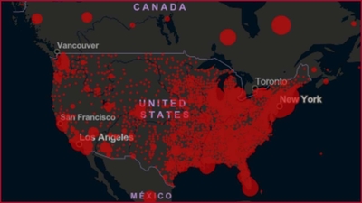 US registers half a million COVID-19 cases; first country in world to record over 2,000 deaths in a day