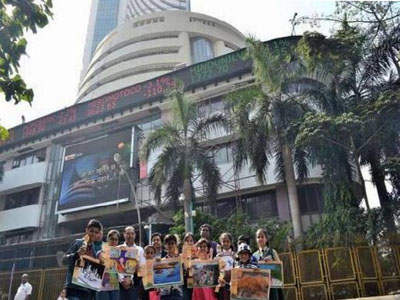 Sensex climbs 134 points ahead of macro data