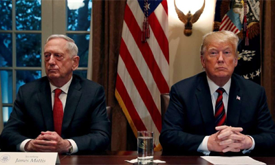 US Defence Secretary Jim Mattis resigns over policy differences with Trump