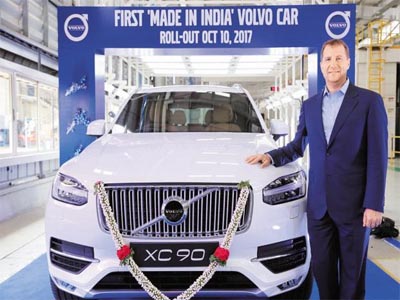 Volvo to roll out only hybrid, electric cars in India after 2019