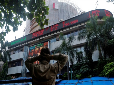 Sensex falls 73 points on weak data, global cues