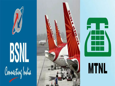 BSNL, Air India and MTNL posted net loss of Rs 116 billion in 2016-17