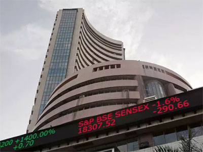 Day before Karnataka polls' result, Sensex opens in green, Nifty reaches beyond 10,800 mark
