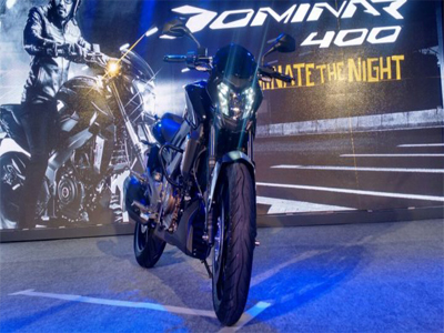 Bajaj launches Dominar 400 at Rs 1.5 lakh