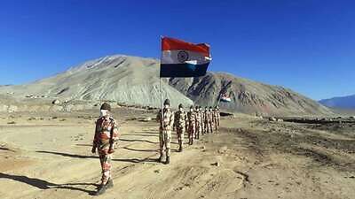 ITBP jawans celebrate Independence Day at 16,000 feet in Ladakh