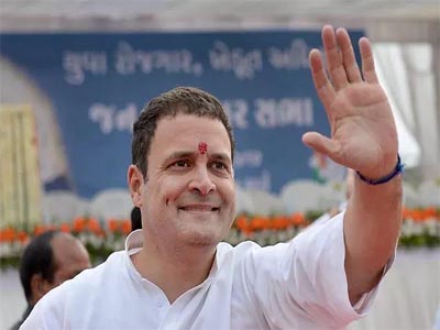 RAHUL GANDHI TAKES CHARGE AS CONGRESS PRESIDENT