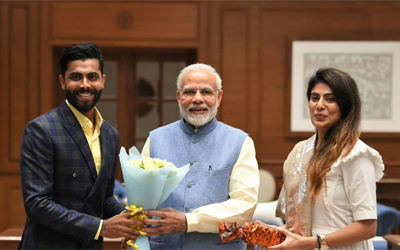 Amid split in family, Ravindra Jadeja bats for BJP