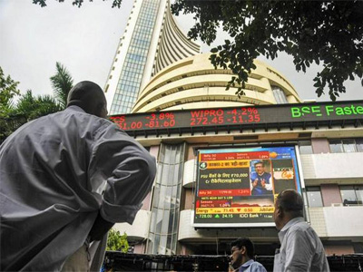 Sensex jumps over 100 pts; bank stocks rise
