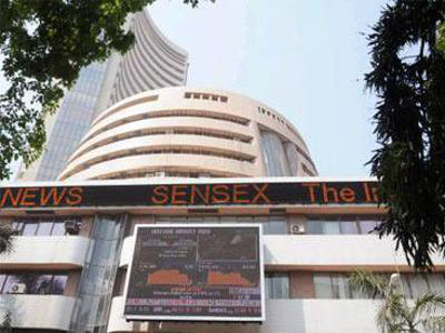 Sensex slumps 210 points on profit-booking, weak global cues