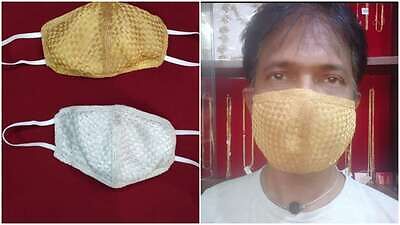 Coimbatore: Masks made of gold and silver on sale, shop sees high demand
