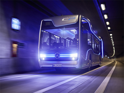 Self-driving Mercedes-Benz bus takes a milestone 12-mile trip