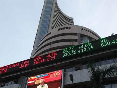 Sensex rises over 100 points, Nifty above 10,500
