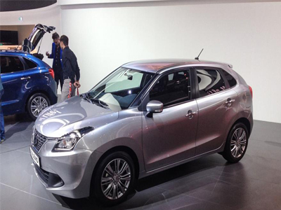 Made-in-India Maruti Suzuki Baleno unveiled in Frankfurt