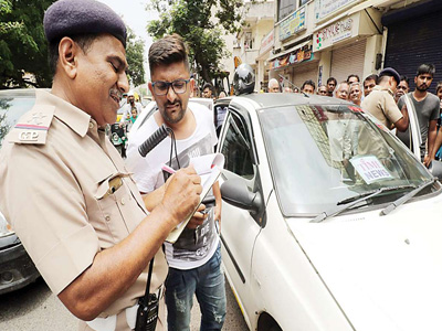 2nd day of Motor vehicle Act: Rs 28 lakh fine recovered, 4595 challans issued in Ahmedabad