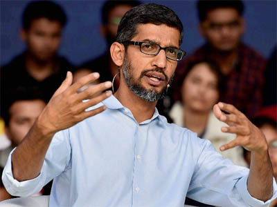 Sundar Pichai named CEO at Google parent Alphabet after founders step down
