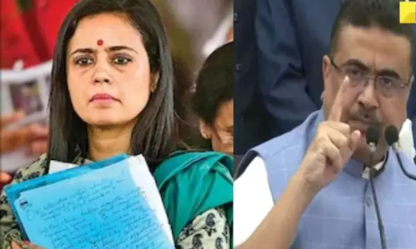 BJP leader Suvendu Adhikari calls Mahua Moitra's expulsion from Lok Sabha a 'curse of Mother Kali'