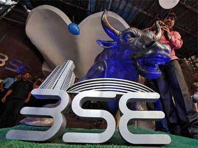 Sensex falls over 200 points on weak global cues