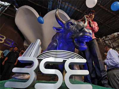 Sensex drops over 150 points; Nifty below 11,800