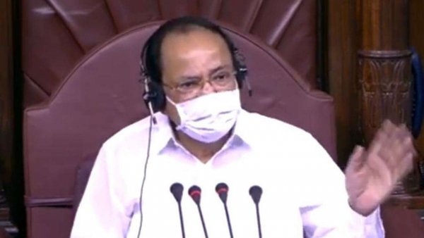 Eight MPs suspended from Rajya Sabha over unruly behaviour