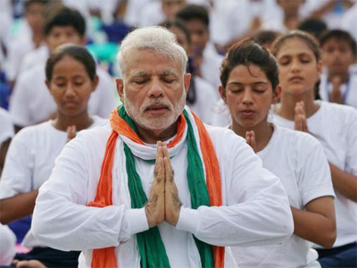 PM Modi leads Yoga Day celebration at Rajpath, India sets two world records