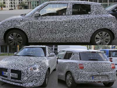 New Suzuki Swift Sport spied, launch in 2017