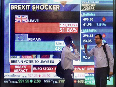 Sensex plummets 605 points on Brexit tremors; Tata Motors plunges 7.99%