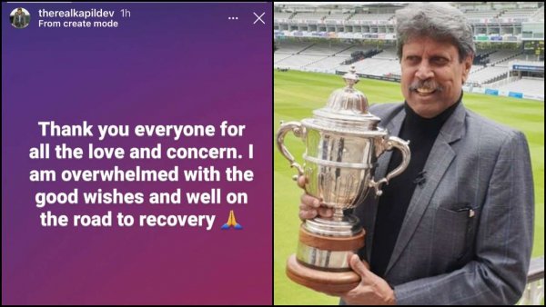 Kapil Dev says 'on road to recovery' after heart attack, overwhelmed with good wishes