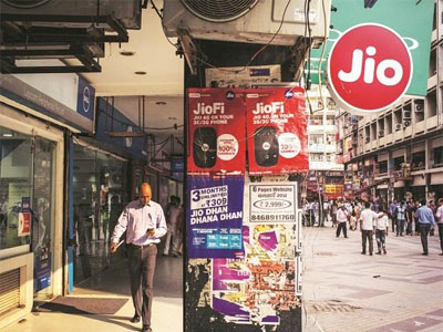 Jio races ahead of Airtel to become India's 2nd largest telecom company