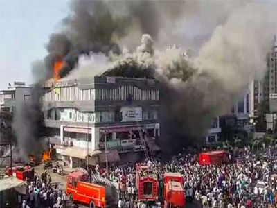 Surat fire: Gujarat CM Vijay Rupani orders fire safety audit of schools, malls after 20 die at coaching centre