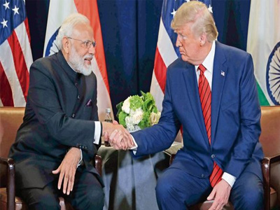 Modi by side, Trump says India and US will sign a trade deal soon