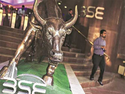 Sensex jumps over 150 points; Tata Steel rallies 4%