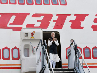 PM Narendra Modi's Air India One flies high but is always dry