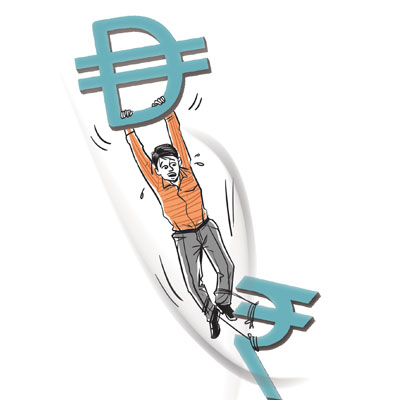 Rupee down 6 paise v/s dollar in early trade