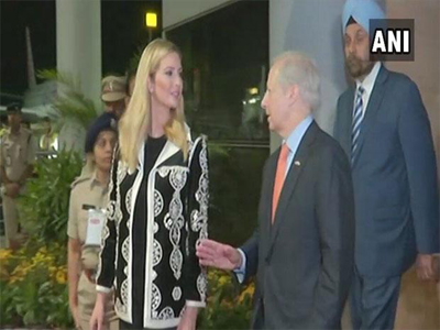'An excited' Ivanka Trump reaches Hyderabad for GES 2017