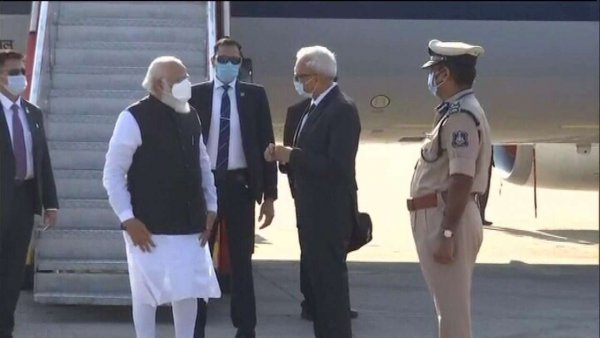 Vaccine tour: PM Modi arrives at Zydus Biotech Park near Ahmedabad to review COVID vaccine progress