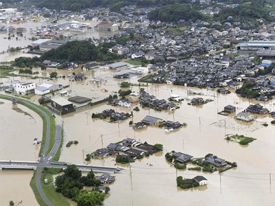 Japan orders evacuation of 240,000 people over flood, landslide fears