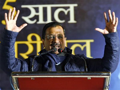 Delhi elections between 2 million people, 200 BJP MPs: Arvind Kejriwal