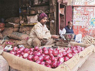 Onion prices slip 40% in a week on increased supply across the country