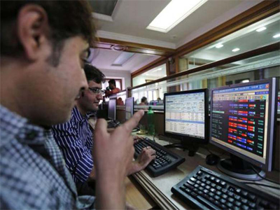 LIVE: BSE Sensex down over 200 pts ahead of April derivatives expiry